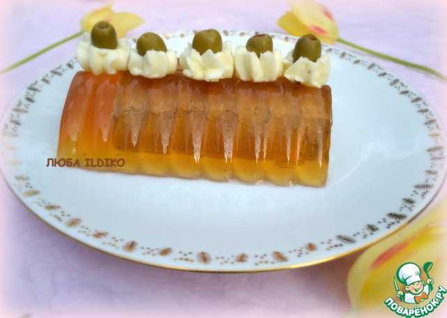 Индюшиный паштет с апельсиновым желе рецепт с фото