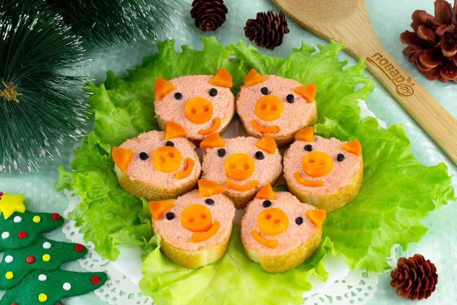 Как приготовить новогодний бутерброд в год свиньи: поиск по ингредиентам, советы, отзывы, подсчет калорий, изменение порций, похожие рецепты