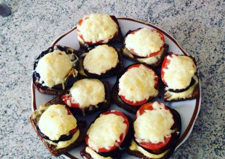Бутерброды с баклажанами помидорами и чесноком рецепт с фото пошаговый фоторецепт.ru