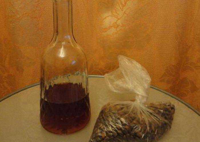 Настойка самогона на кедровых орехах: технология и рецепт приготовления
