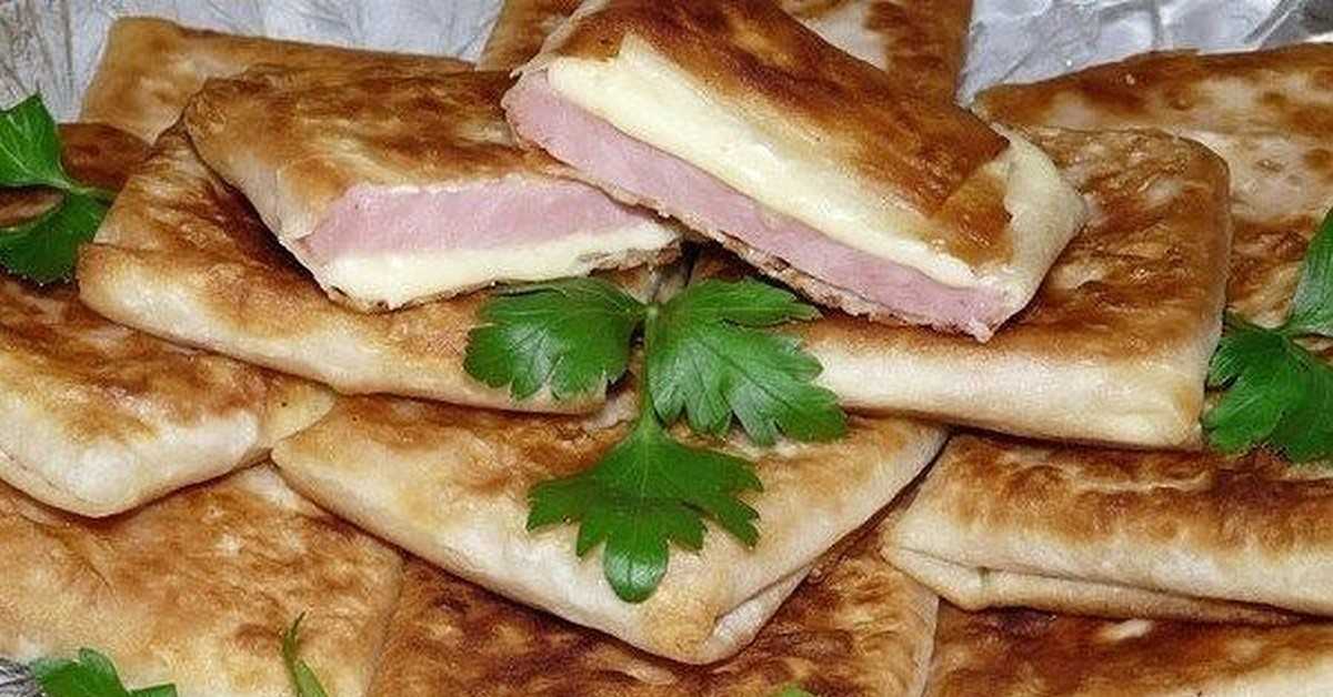 Бутерброды из лаваша: пошаговый рецепт с фото