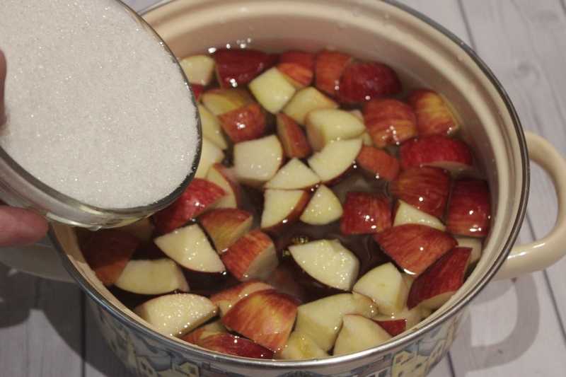Компот из свежих яблок в кастрюле рецепт с фото пошагово и видео - 1000.menu