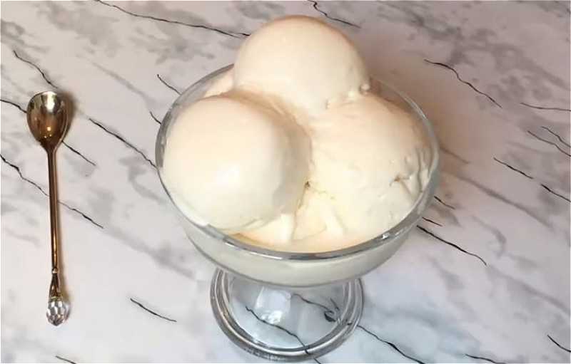 Рецепт домашнего мороженого на основе сметаны и сгущенного молока