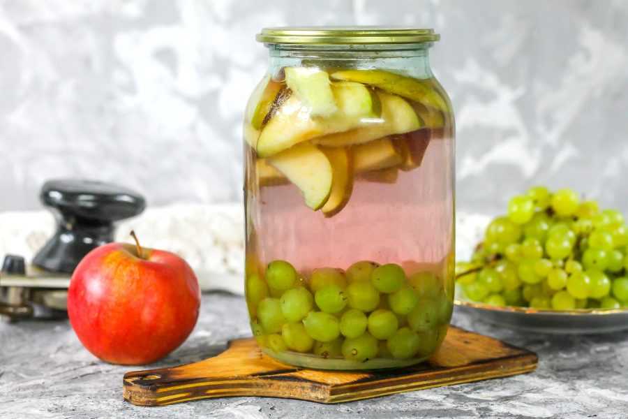 Компот из недозрелых яблок: как варить на зиму, пошаговый рецепт приготовления