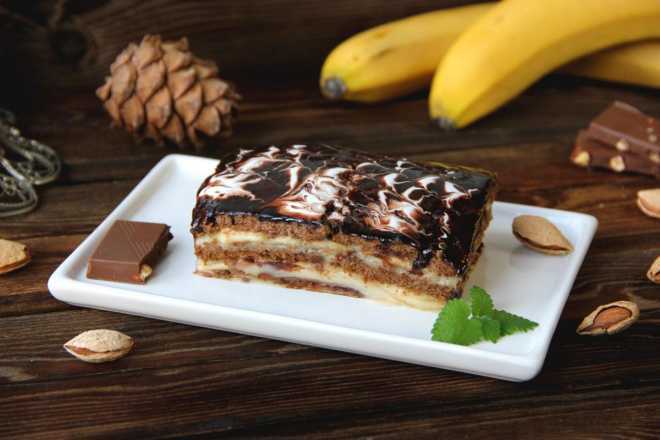 Бананы в духовке с шоколадом рецепт с фото пошагово - 1000.menu