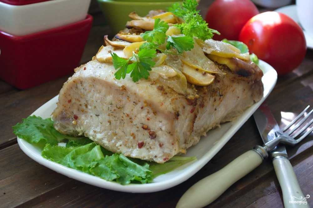 Карбонат свиной в духовке (в фольге, рукаве): рецепты с фото