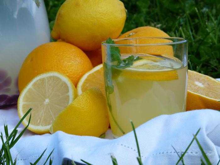 Вишневый лимонад с мятой