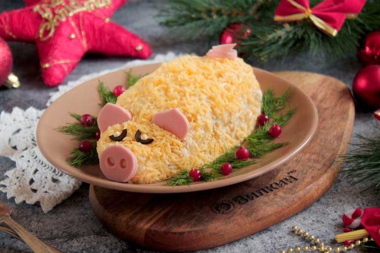 Блюда в виде свиньи (хрюшки) на новый год 2019: 11 пошаговых рецептов