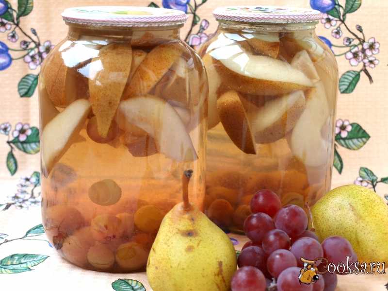 Компот из груш на зиму - интересные идеи приготовления полезного фруктового напитка