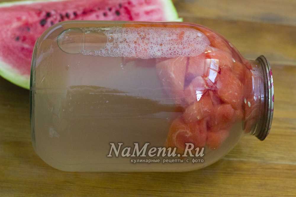 Компот из арбуза: как правильно приготовить арбузный напиток, как заготовить его на зиму (рецепт на 3-литровую банку)