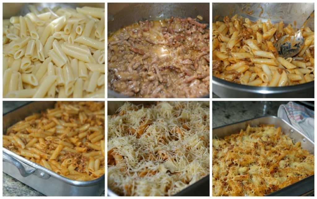 Спагетти с фаршем в духовке рецепт с фото пошагово