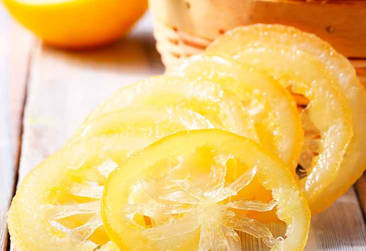 Цукаты из лимона в домашних условиях: рецепт приготовления с фото