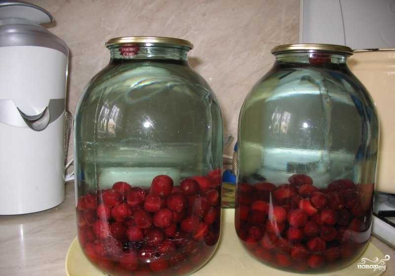 Компот из вишни на зиму на 3 литровую банку — простые рецепты вишневого компота