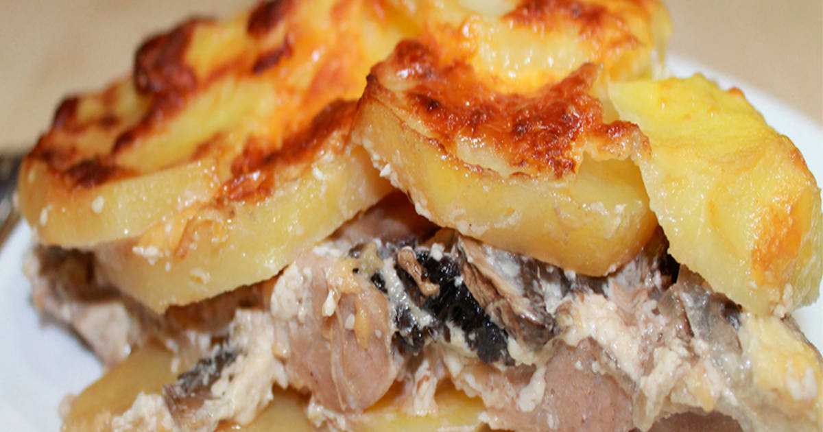 Мясо по-французски с картошкой: 7 рецептов приготовления мяса в духовке