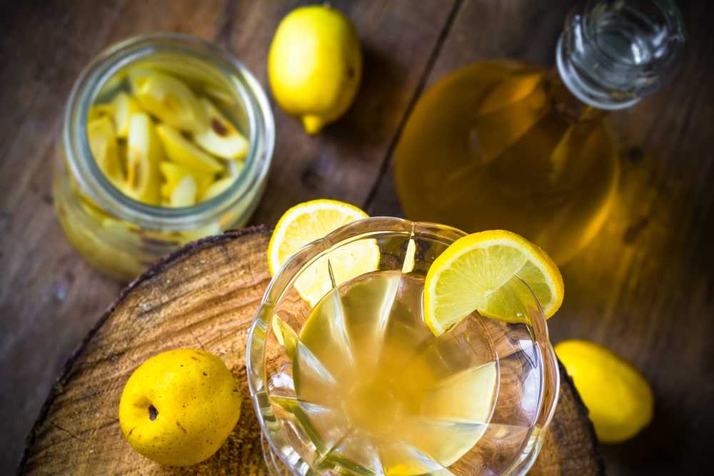 Наливка из лимона на водке