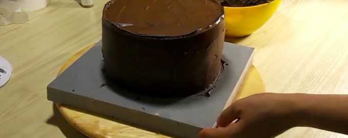 Ганаш из белого шоколада для покрытия торта