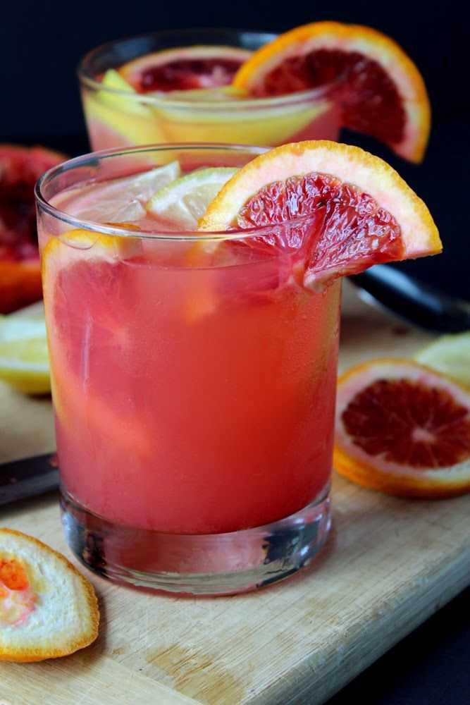 5 рецептов алкогольных коктейлей с грейпфрутом - продукталко