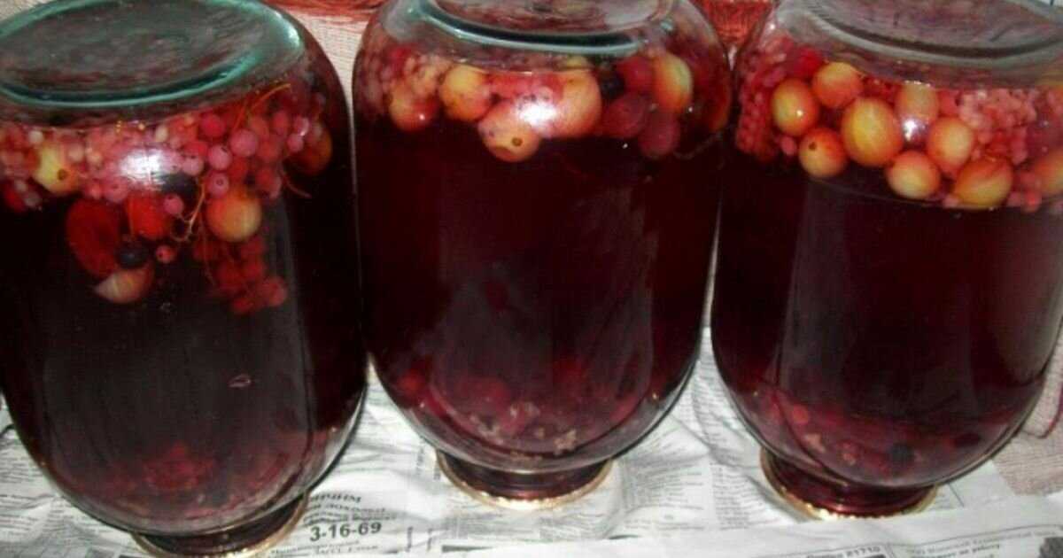 Как варить компот из замороженных ягод, рецепты