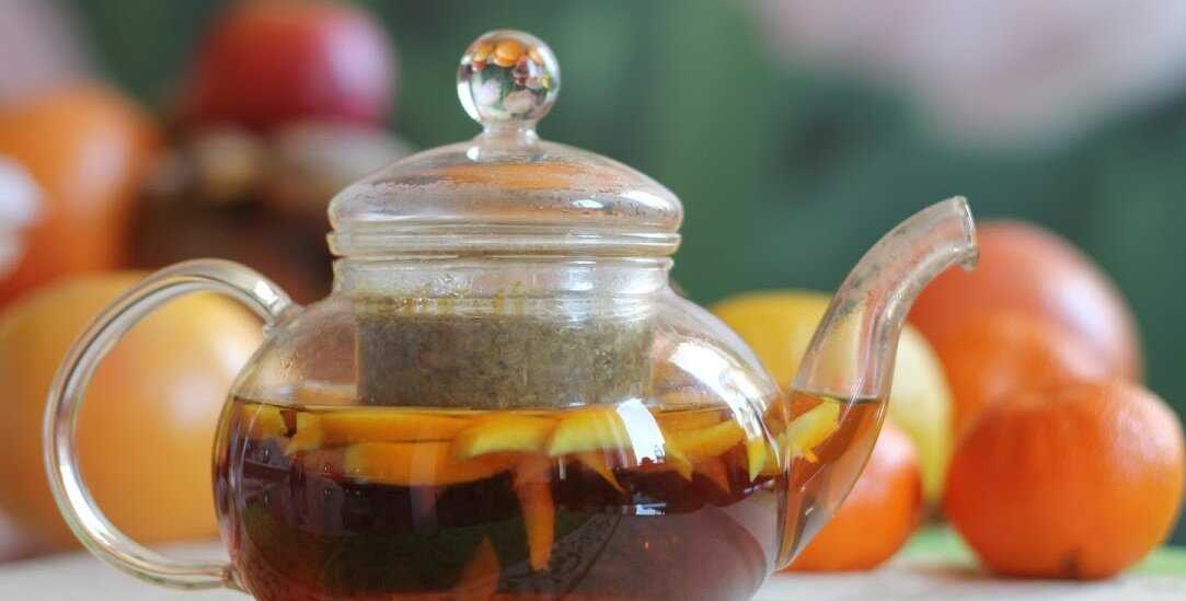 Чай с мандариновой кожурой рецепт с фото - 1000.menu