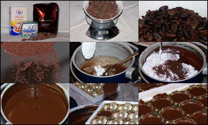 Как сделать шоколад в домашних условиях- простые рецепты