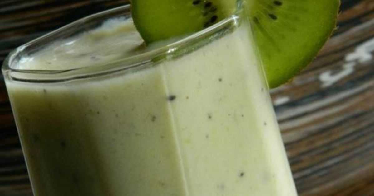Молочный коктейль из киви — пошаговый рецепт с фото