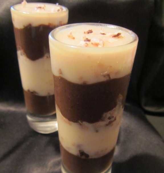 Шоколадно-ванильный пудинг - 8 пошаговых фото в рецепте