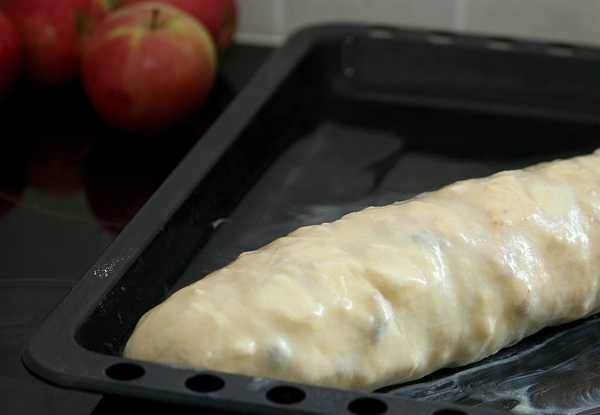 Штрудель с яблоками из слоеного теста » вкусно и просто. кулинарные рецепты с фото и видео