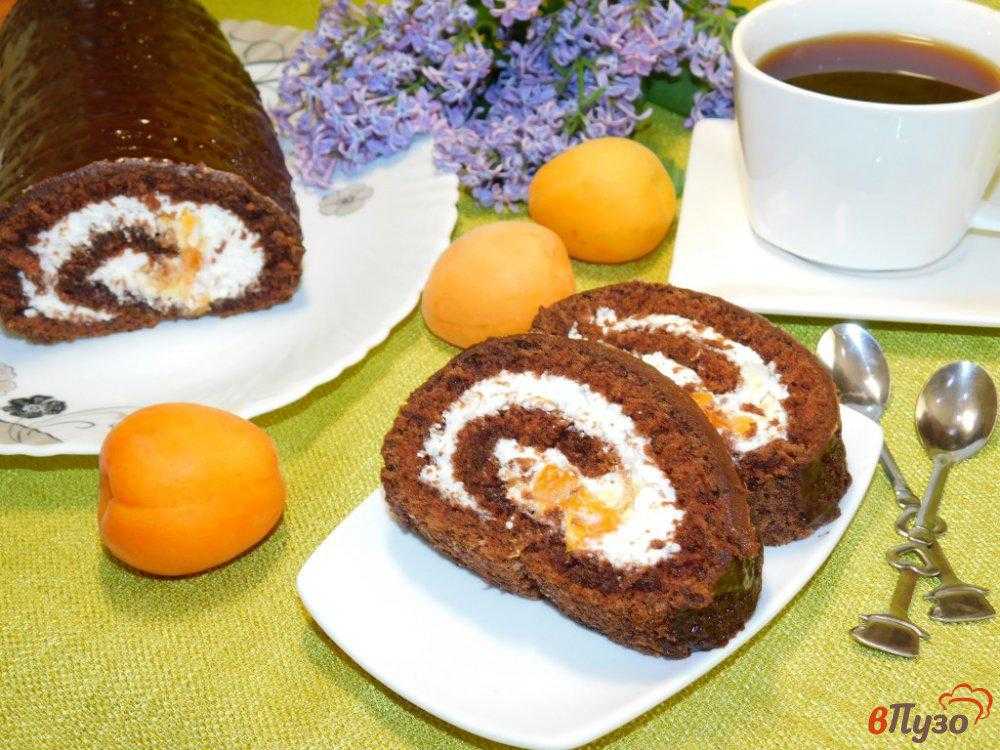 Шоколадный рулет «чешский» - рецепт с фото пошагово | ne-dieta