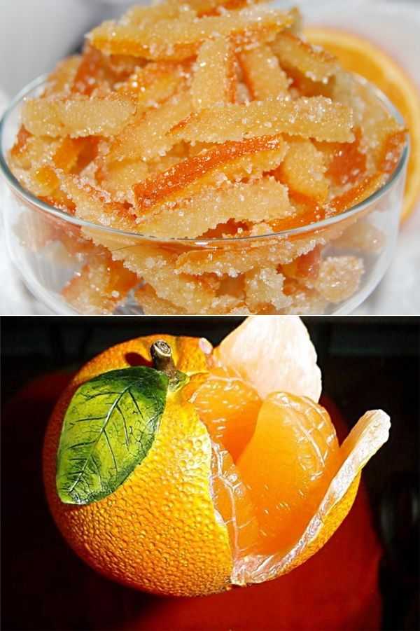 Цукаты из мандариновых корок – 3 рецепта