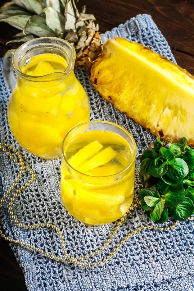 Рецепты вкусных компотов из ананаса – как сварить ананасовый компот в кастрюле и законсервировать его на зиму » сусеки