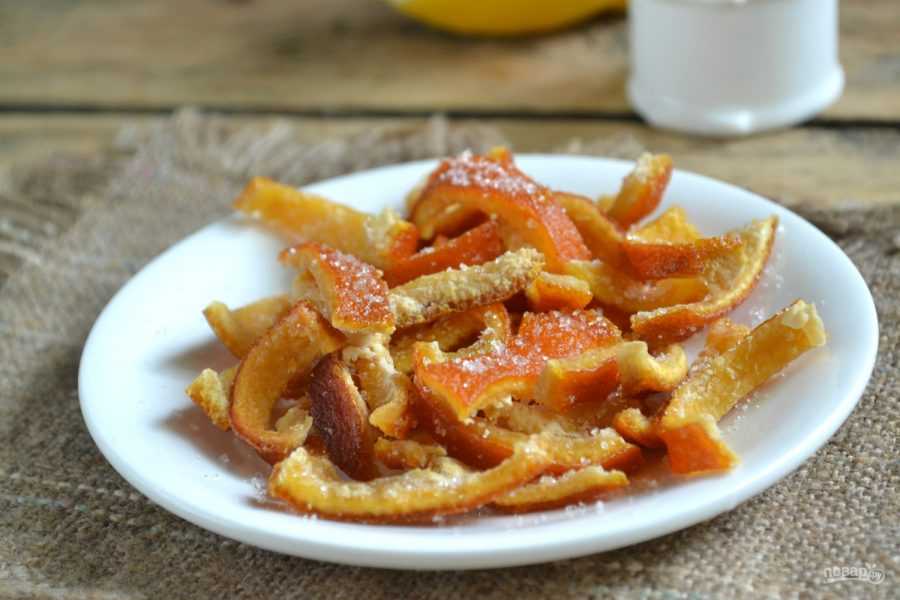 Цукаты из апельсиновых корок — пошаговый рецепт с фото