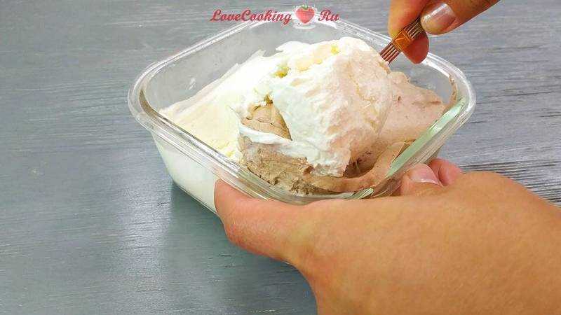 Мамин рецепт домашнего мороженого без яиц с фото пошагово