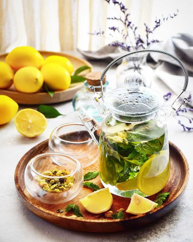 Лучшие рецепты чая с лимоном