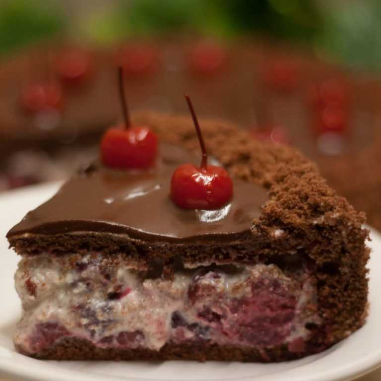 Торт пьяная вишня в шоколаде: пошаговый рецепт приготовления