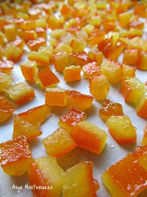 Рецепты цукатов из апельсиновых корочек в домашних условиях