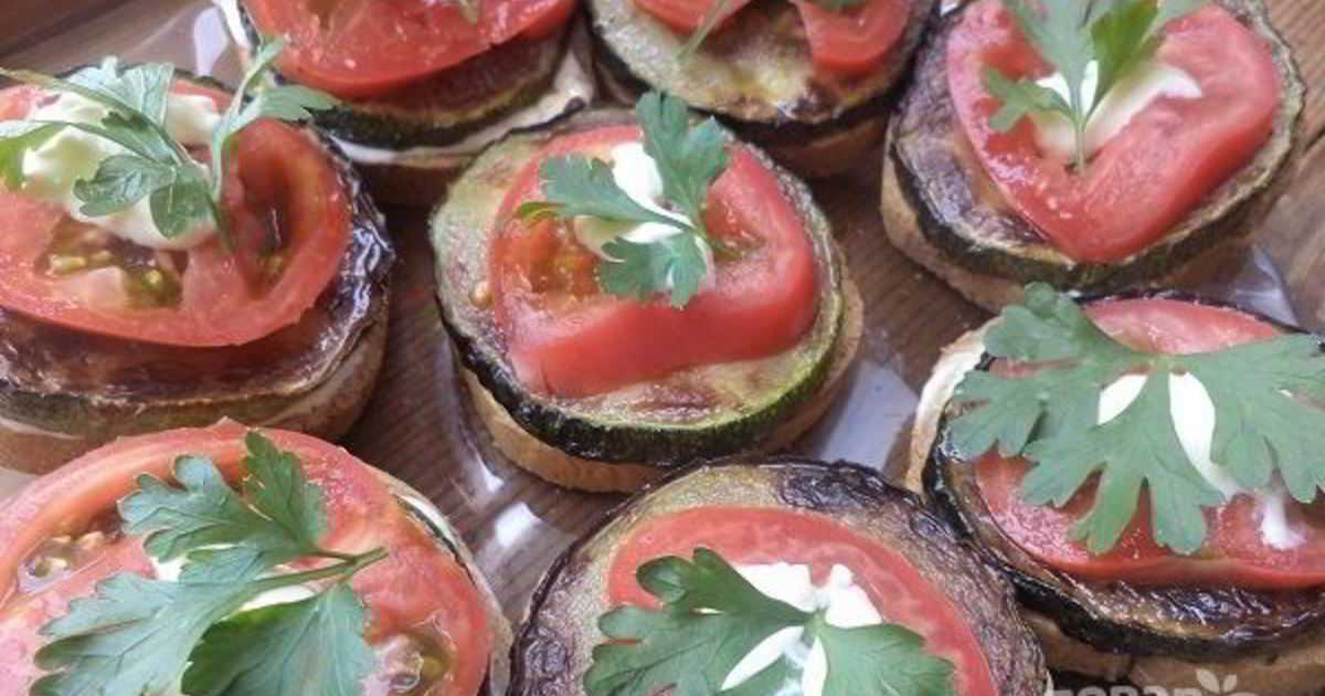 Бутерброды с баклажанами помидорами и чесноком рецепт с фото пошаговый фоторецепт.ru
