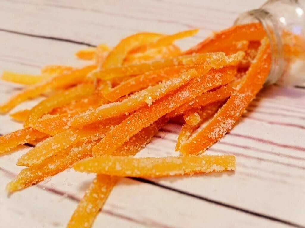 Цукаты из апельсиновых корок быстрый рецепт