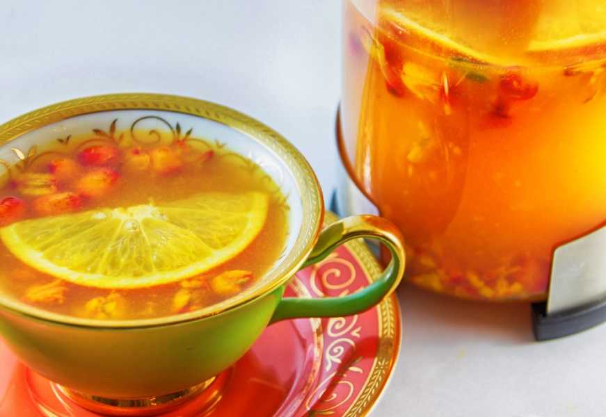 Яблочный чай с апельсином и корицей рецепт с фото - 1000.menu