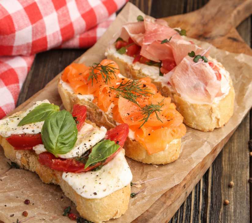 Бутерброды с языком и творожным сыром: рецепт с фото пошагово