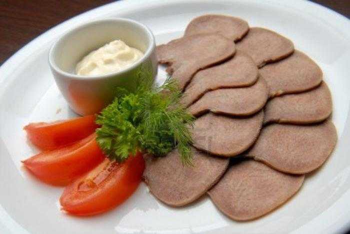 Язык свиной отварной рецепт с фото пошагово - 1000.menu