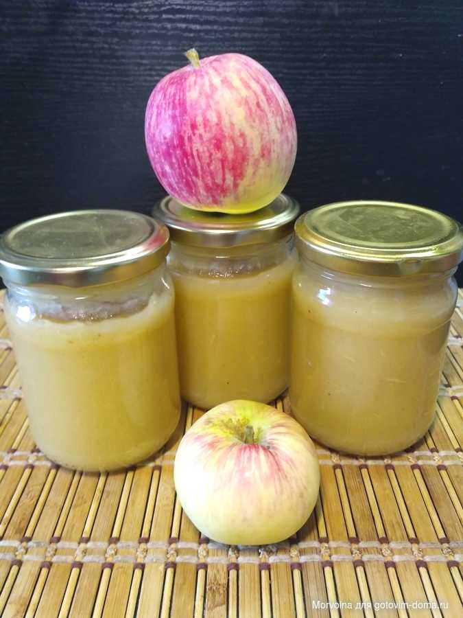 Яблочное пюре неженка на зиму: рецепт приготовления в домашних условиях