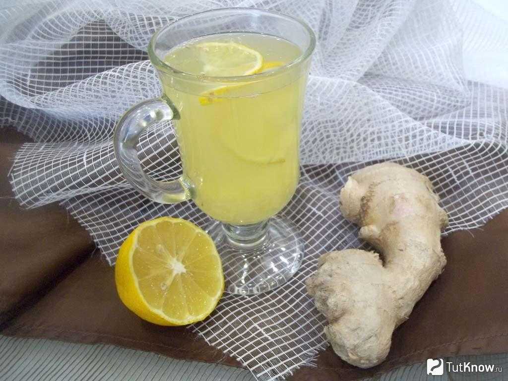 Чай с имбирем, лимоном и медом