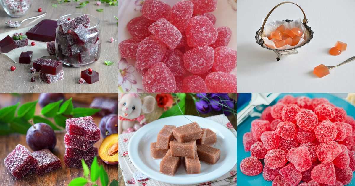 Рецепты желейных конфет в домашних условиях