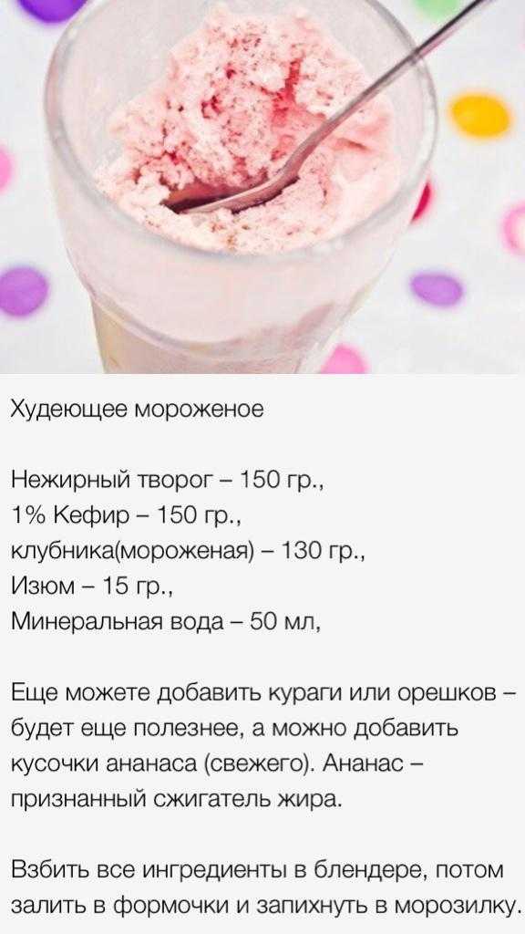 Низкокалорийное диетическое мороженое — полезная вкусняшка для стройной фигуры!
