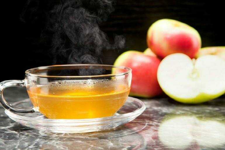 Яблочный чай + чай из сушёных яблок на зиму