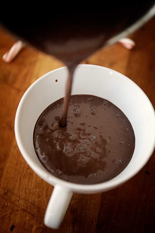 Рецепт настоящего натурального горячего шоколада, согревающего в холодное время