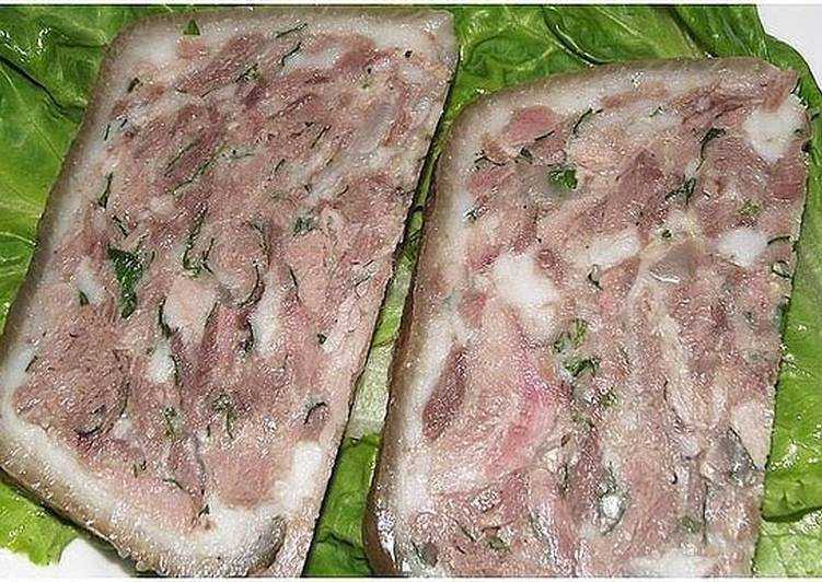 Сальтисон из свиной головы: рецепт мясной закуски | чудо-повар