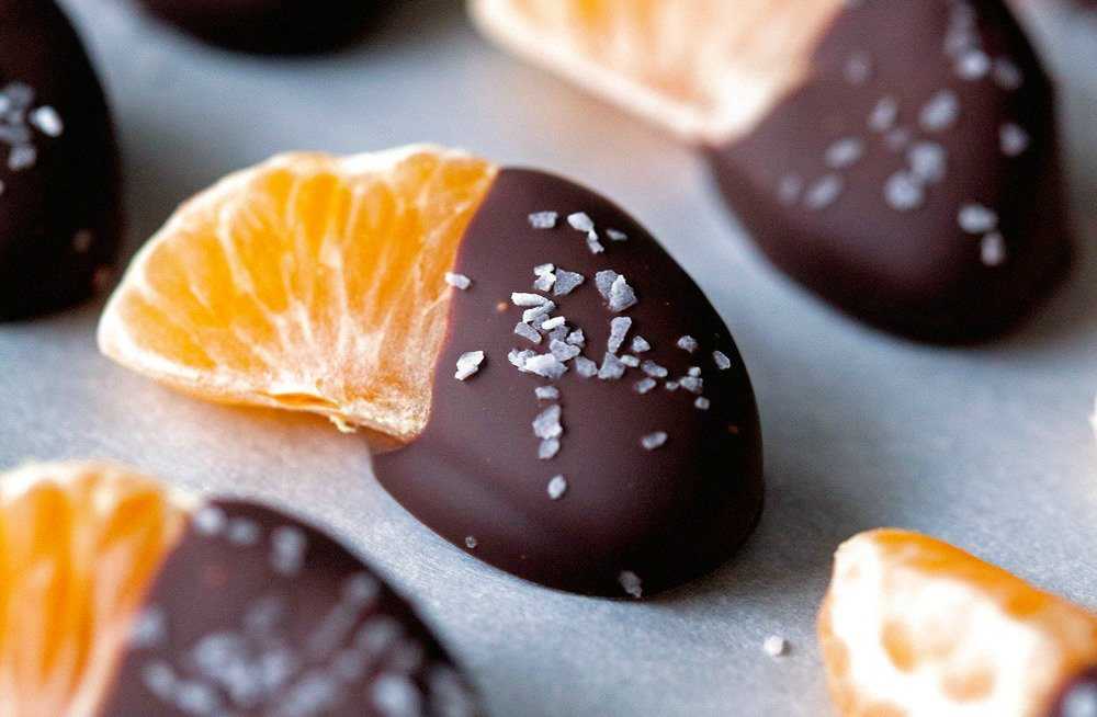 Дольки мандарина в шоколаде — рецепты с фото