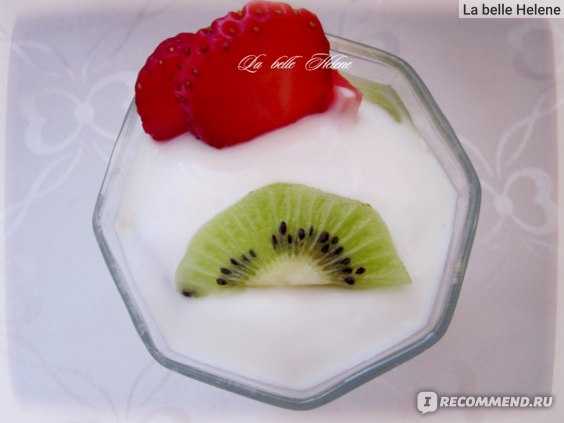 Десерт «воздушный» с зефиром и фруктами