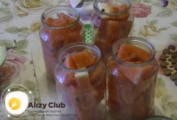 Компот из арбуза на зиму - пошаговый рецепт